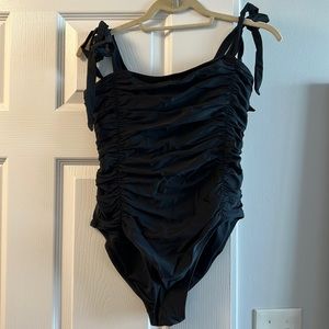 Pink blush maternity bathing suit